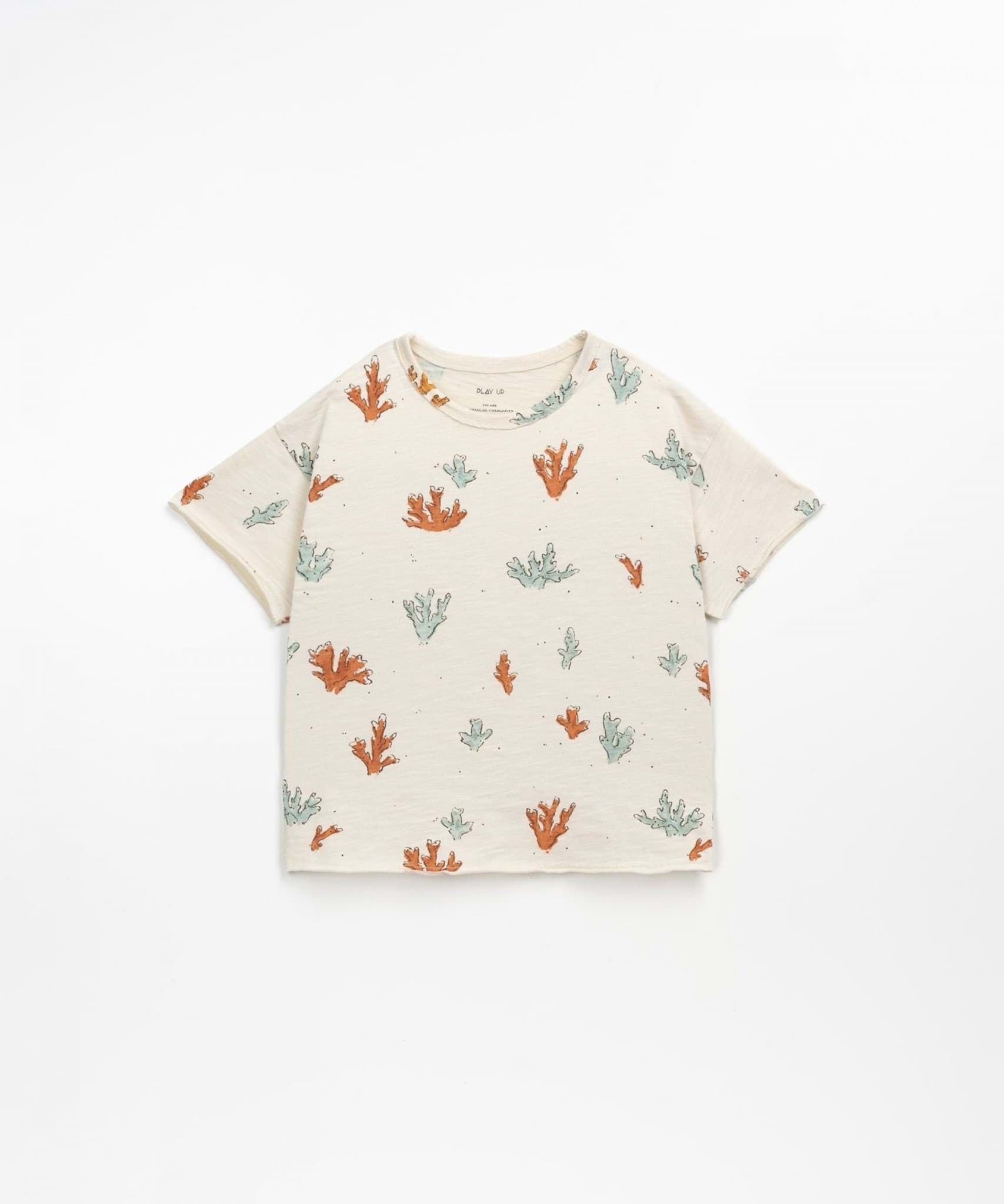 صورة T-shirt in organic cotton with print
