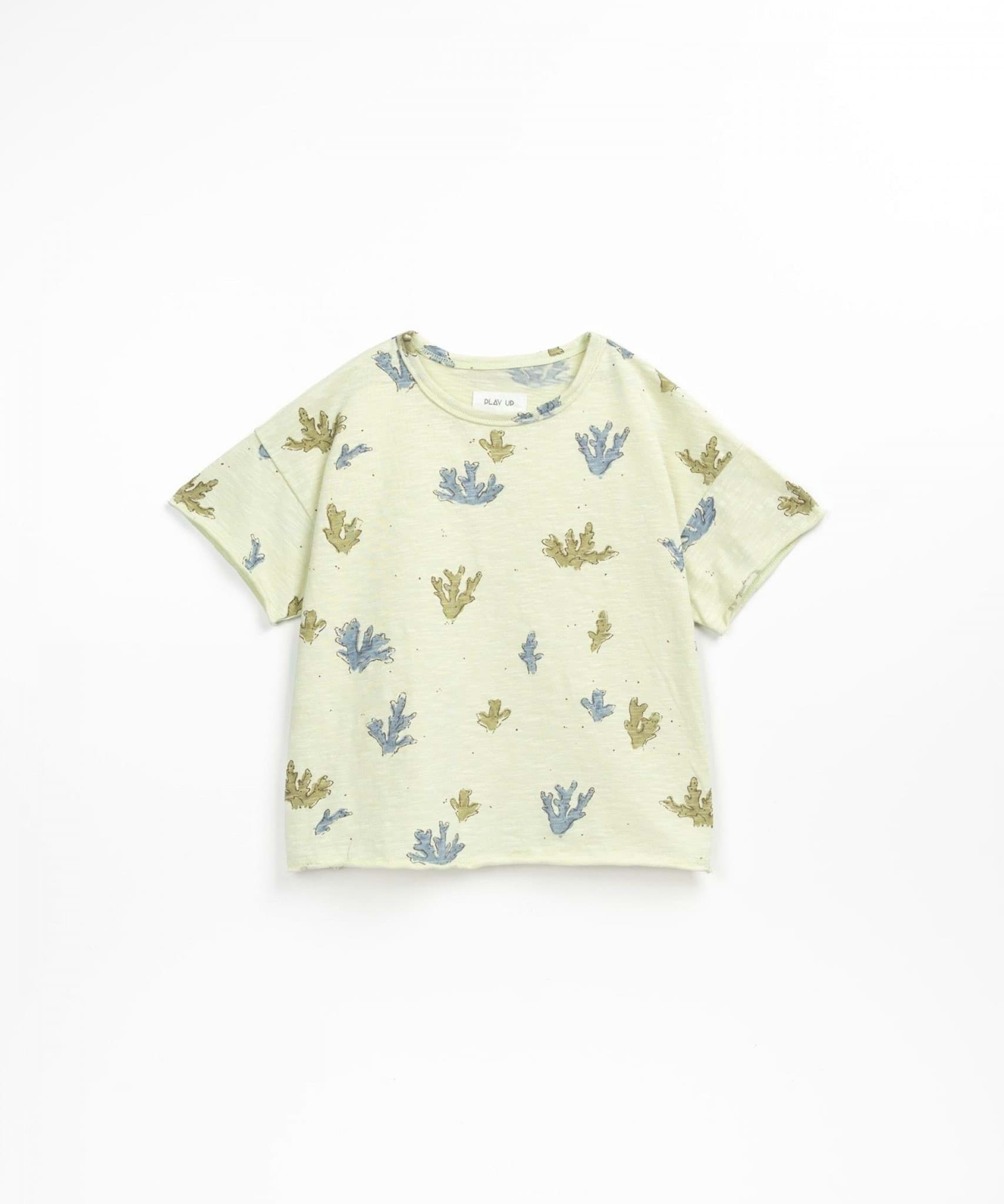 صورة T-shirt in organic cotton with print - Green
